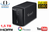 XtreamerPro-1,5TB,Media Player MKV/LAN/HDMI/eSATA 