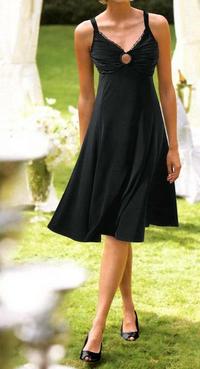 Designer dress, black