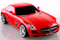 MERCEDES-BENZ SLS AMG, ČERVENÁ, 1/14 RC AUTO