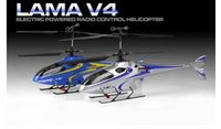 Vrtuľník LAMA V4 - blue and silver