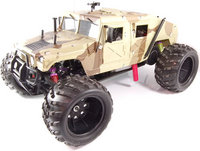 RC AUTO MONSTER TRUCK 1/5, BENZÍN NATURAL 95, HUMMER, FORD,