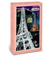 eitech C34 Eiffelova věž svítící - dřevěný box
