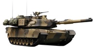 VsTank Airsoft US M1A2 Abrams NTC - 3 tone  camouflage