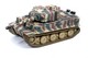 RC tank 1:16 Torro Tiger 1, IR, zvuk, kouř, kovová vana, 2.4GHz