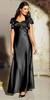 Evening gown with bolero, black