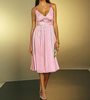 Chiffon gown, rose